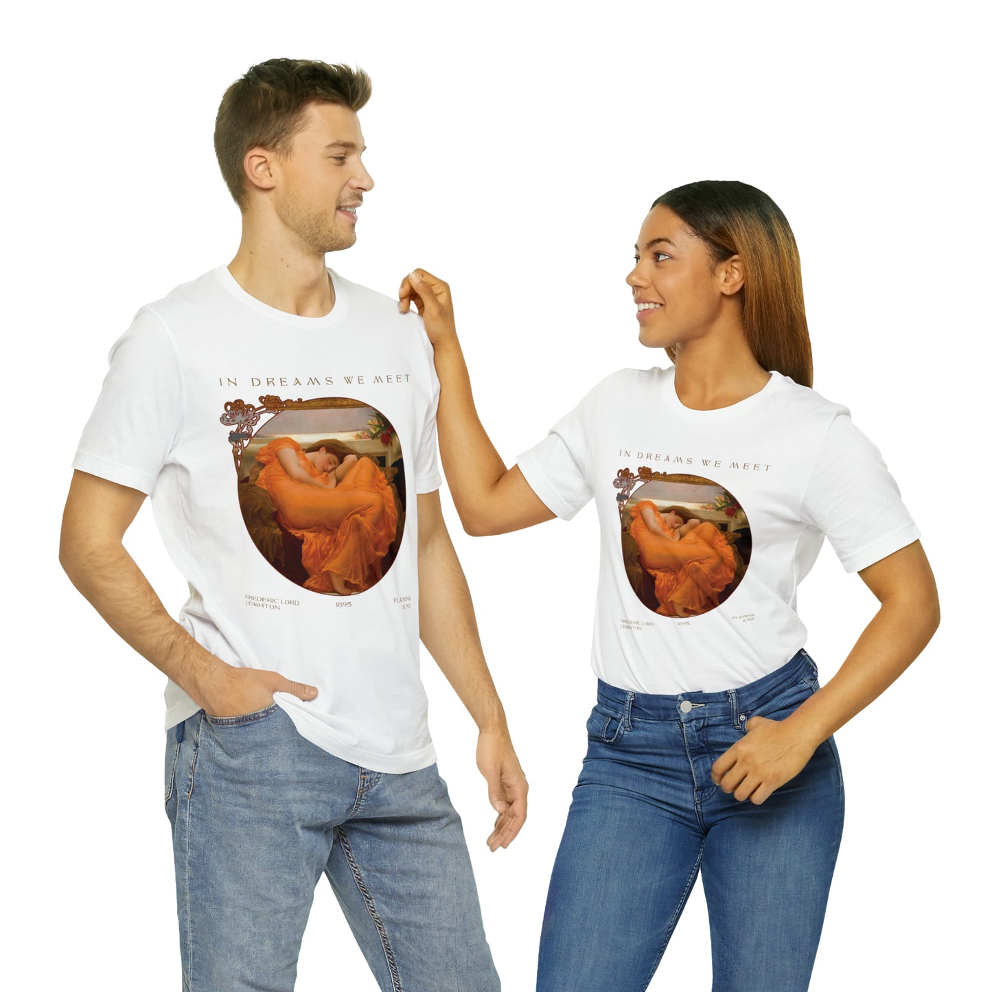 Exclusive Design 'Flaming June' by Fredric Leighton - Unisex Jersey Short Sleeve Tee