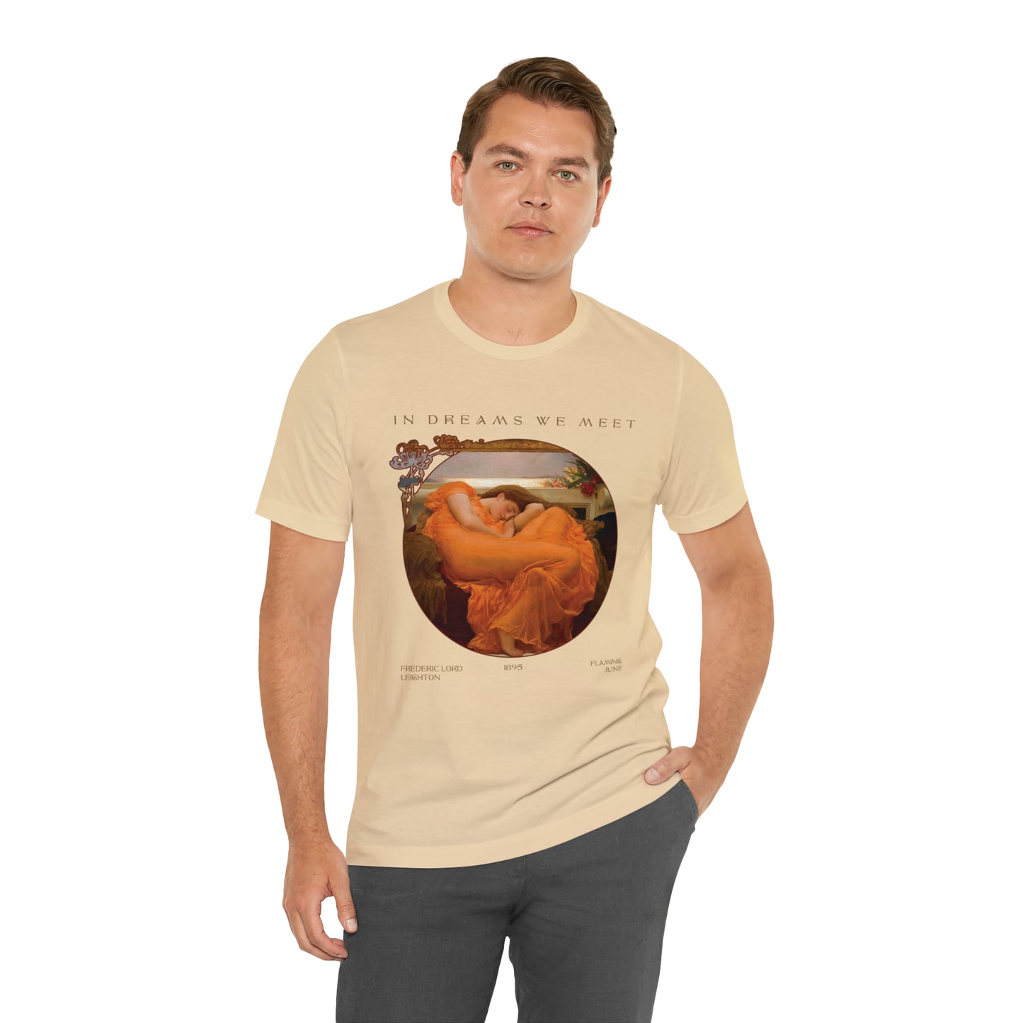 Exclusive Design 'Flaming June' by Fredric Leighton - Unisex Jersey Short Sleeve Tee