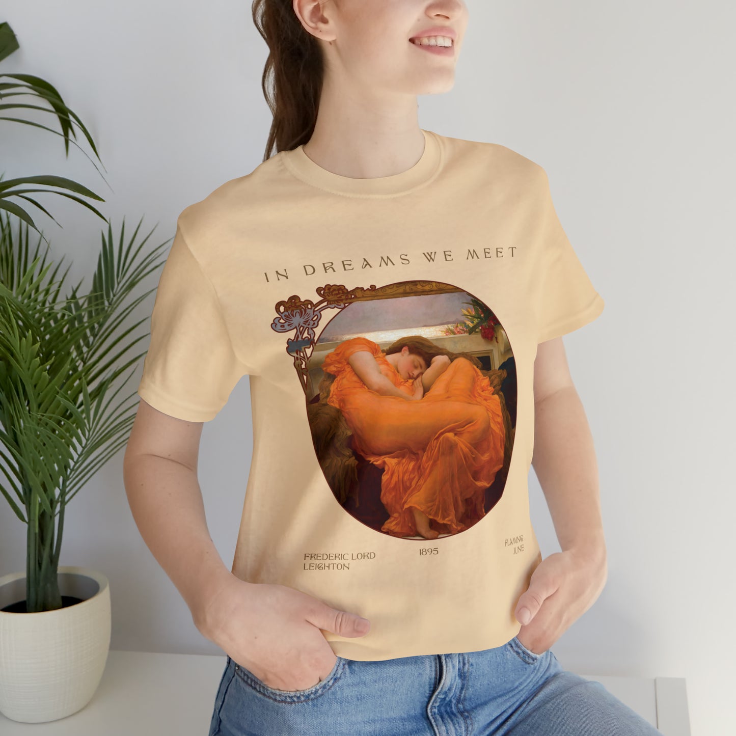 Exclusive Design 'Flaming June' by Fredric Leighton - Unisex Jersey Short Sleeve Tee