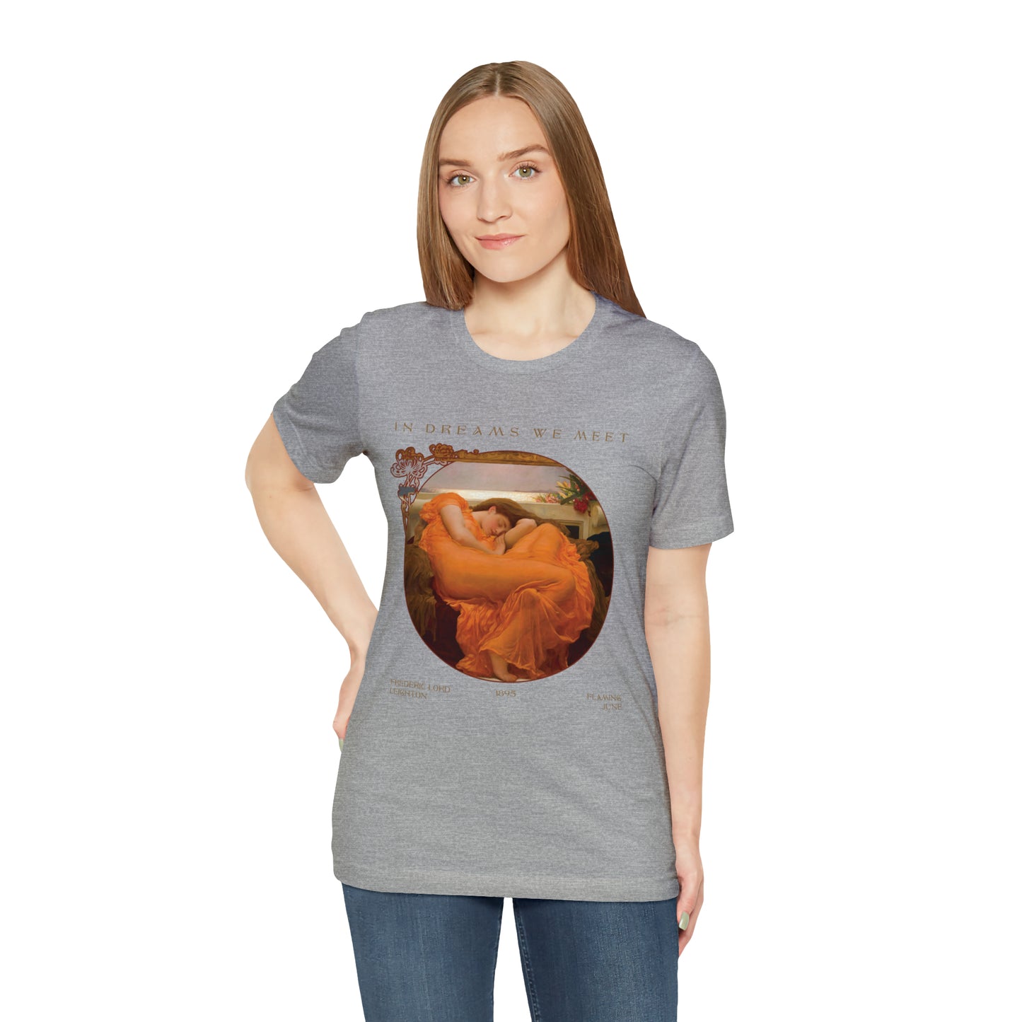 Exclusive Design 'Flaming June' by Fredric Leighton - Unisex Jersey Short Sleeve Tee